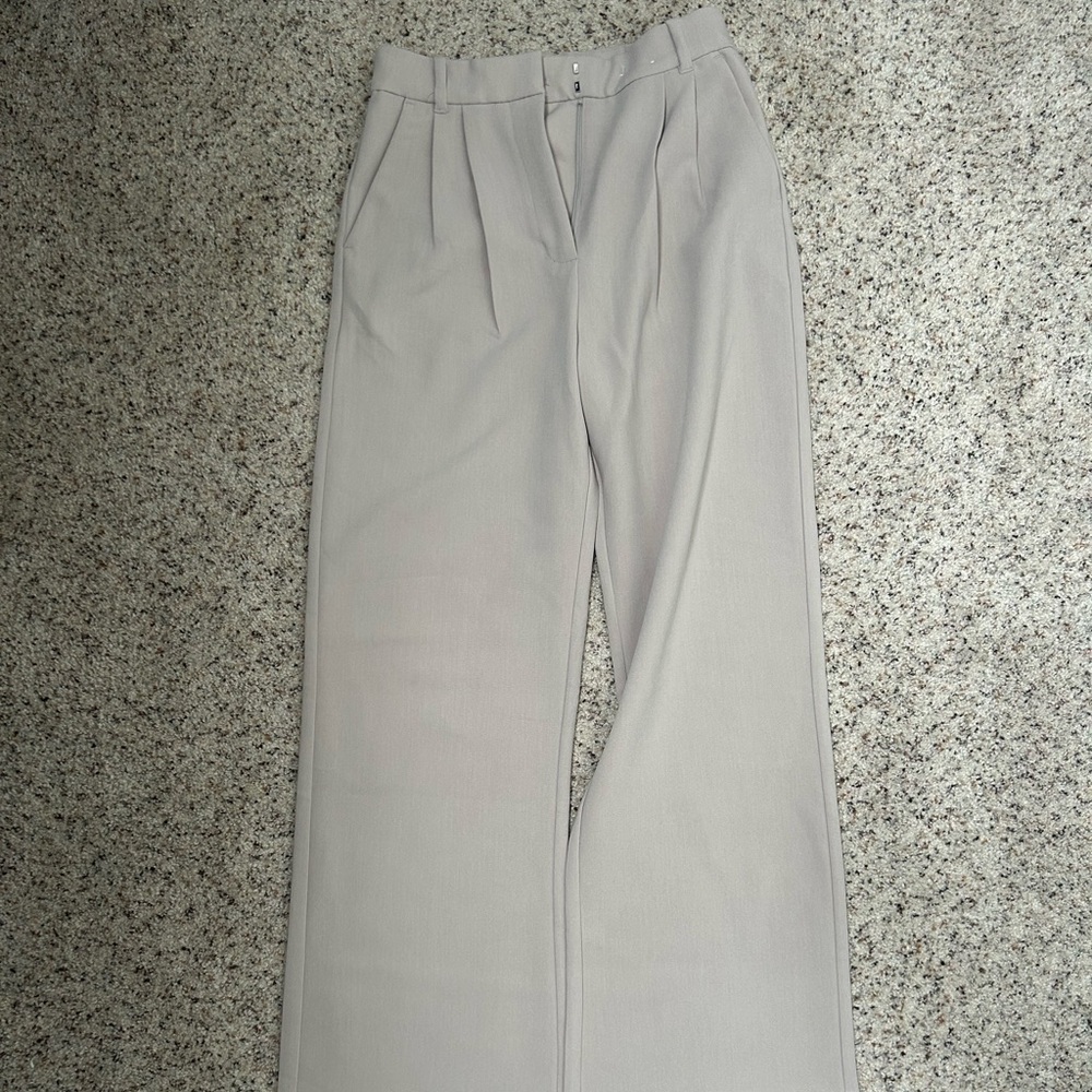 Abercrombie & Fitch Gray Wide Leg Pants